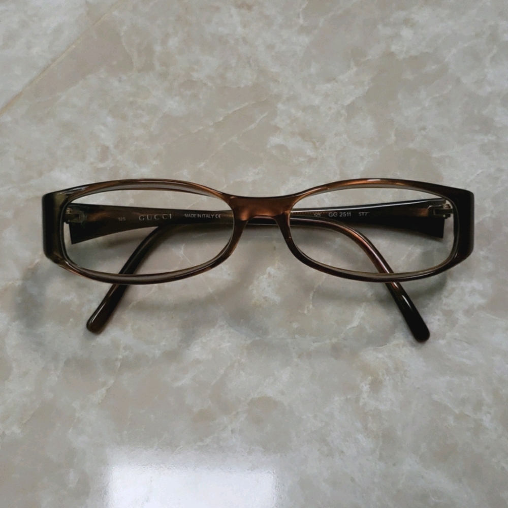 Brown Gucci Glasses